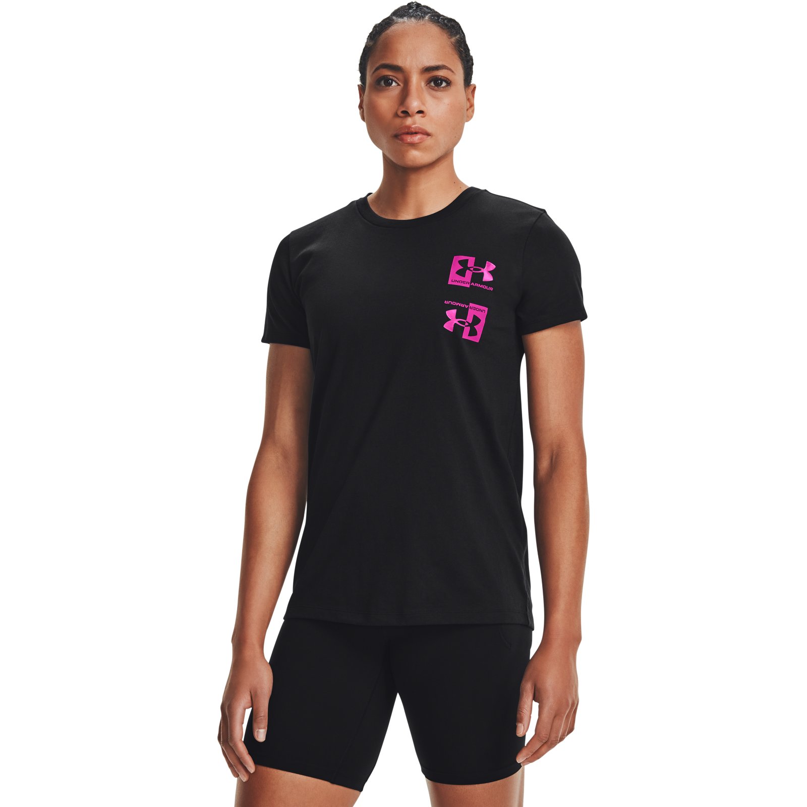 

Футболка женская Under Armour 1365136-001 черная 42-44 RU, 1365136-001