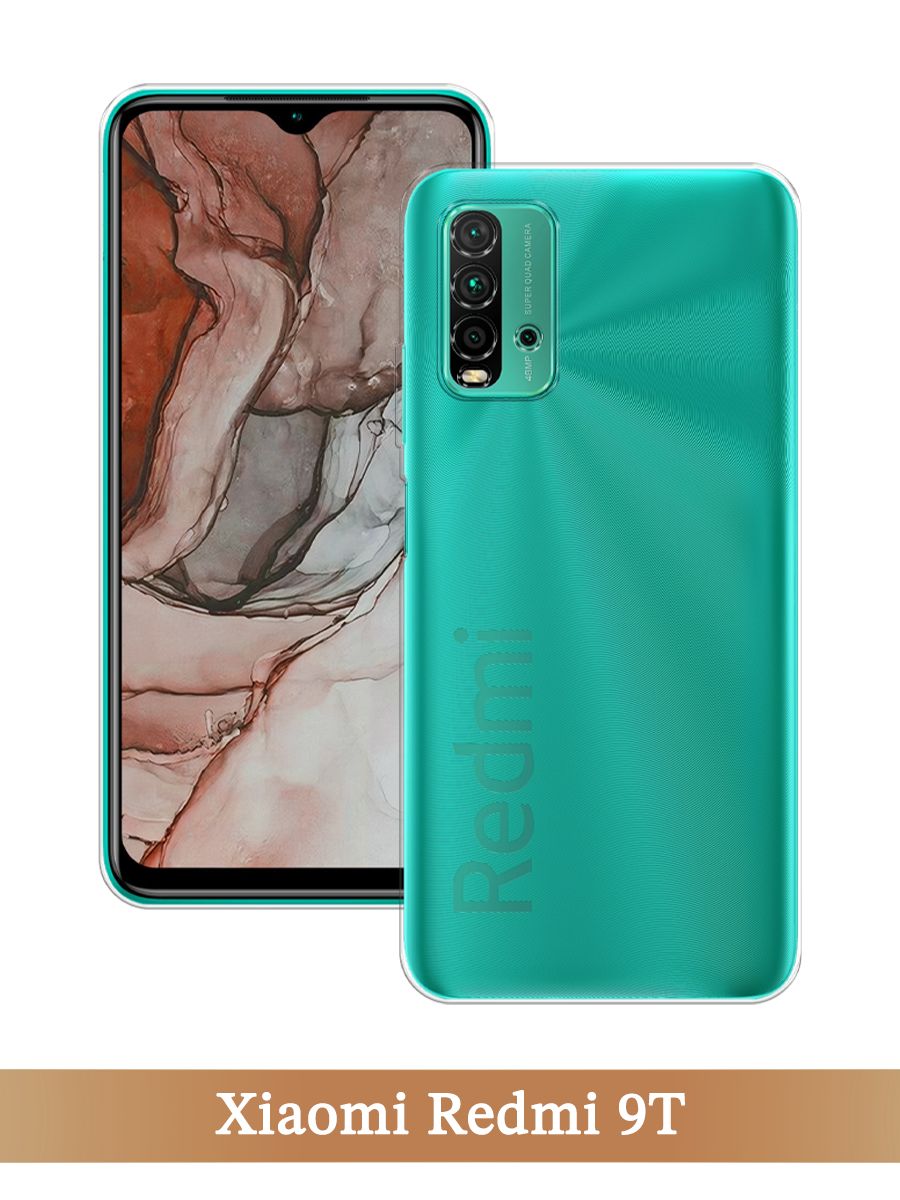 

Чехол на Xiaomi Redmi 9T прозрачный, 39850-1