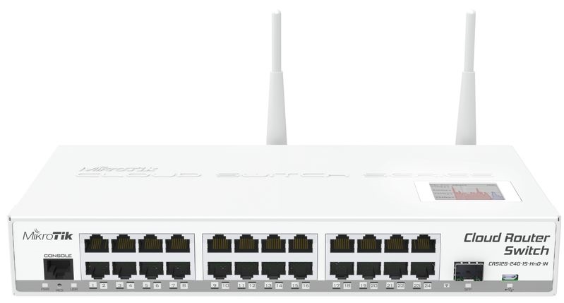 фото Коммутатор mikrotik crs125-24g-1s-2hnd-in 24g 1sfp