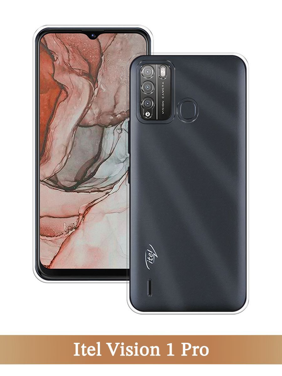 

Чехол на Itel Vision 1 Pro прозрачный, 3200350-1