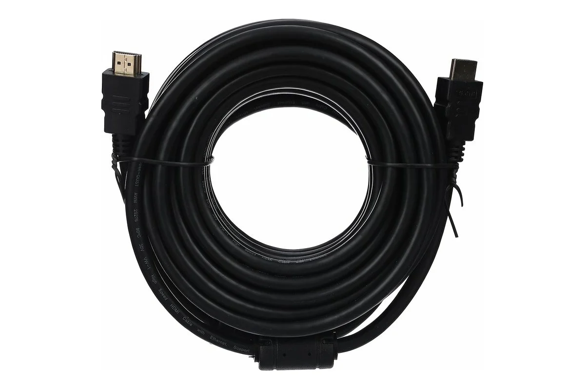 

Кабель Aopen HDMI - HDM вилка-вилка 15м (ACG711D-15M) чёрный