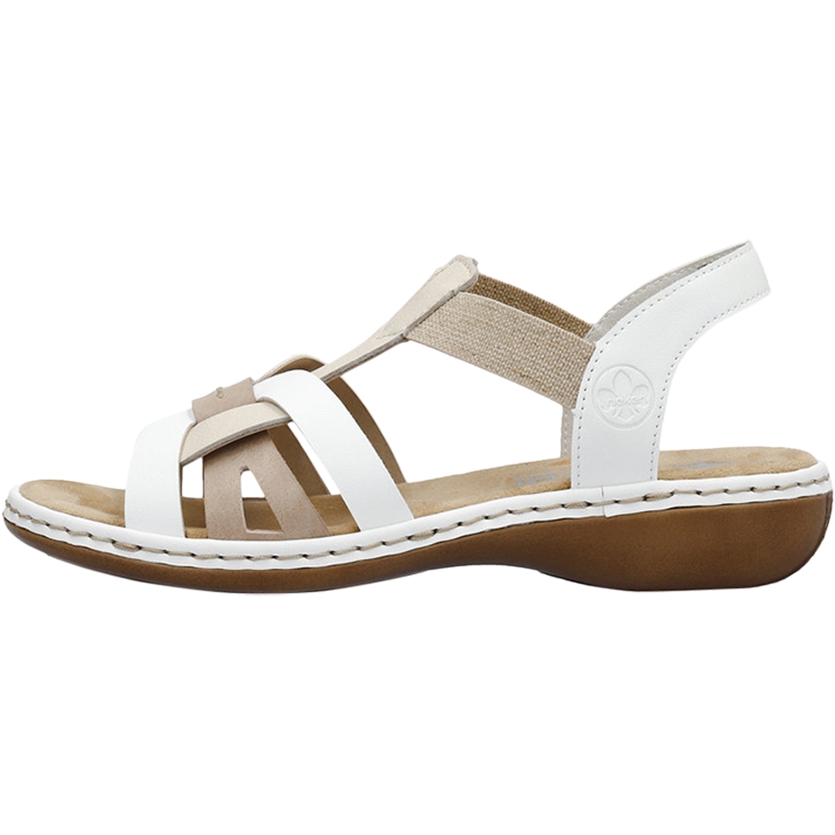 

Сандалии женские Rieker 27782377 белые 40 EU, Белый, 27782377