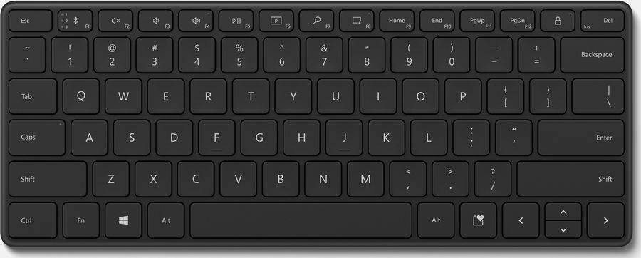 фото Беспроводная клавиатура microsoft designer compact keyboard black (21y-00011)