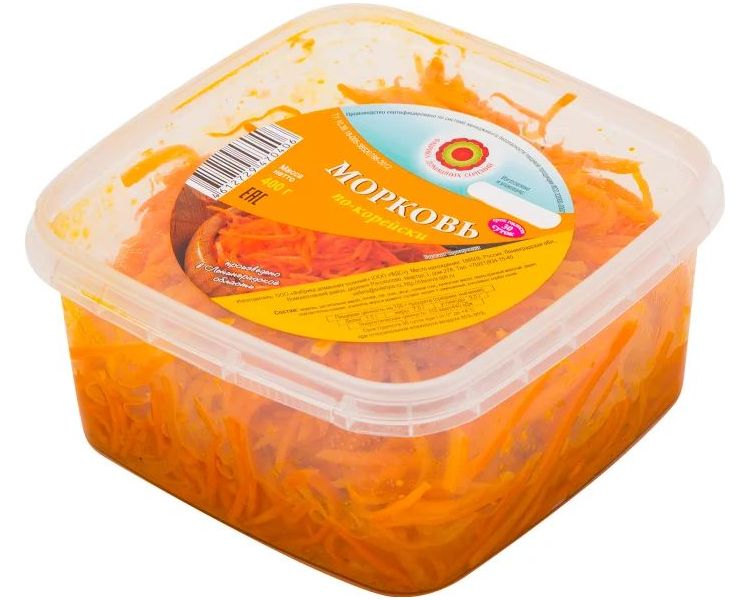 

Морковь Фабрика домашних солений По-корейски маринованная