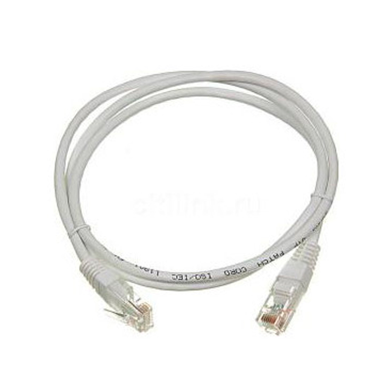 Патч-корд Lanmaster RJ45 - RJ45 вилка-вилка 0.5м (TWT-45-45-0.5/S-GY) серый