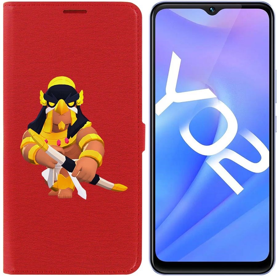 

Чехол-книжка Eco Book для Vivo Y02 Brawl Stars-Бо Хорус