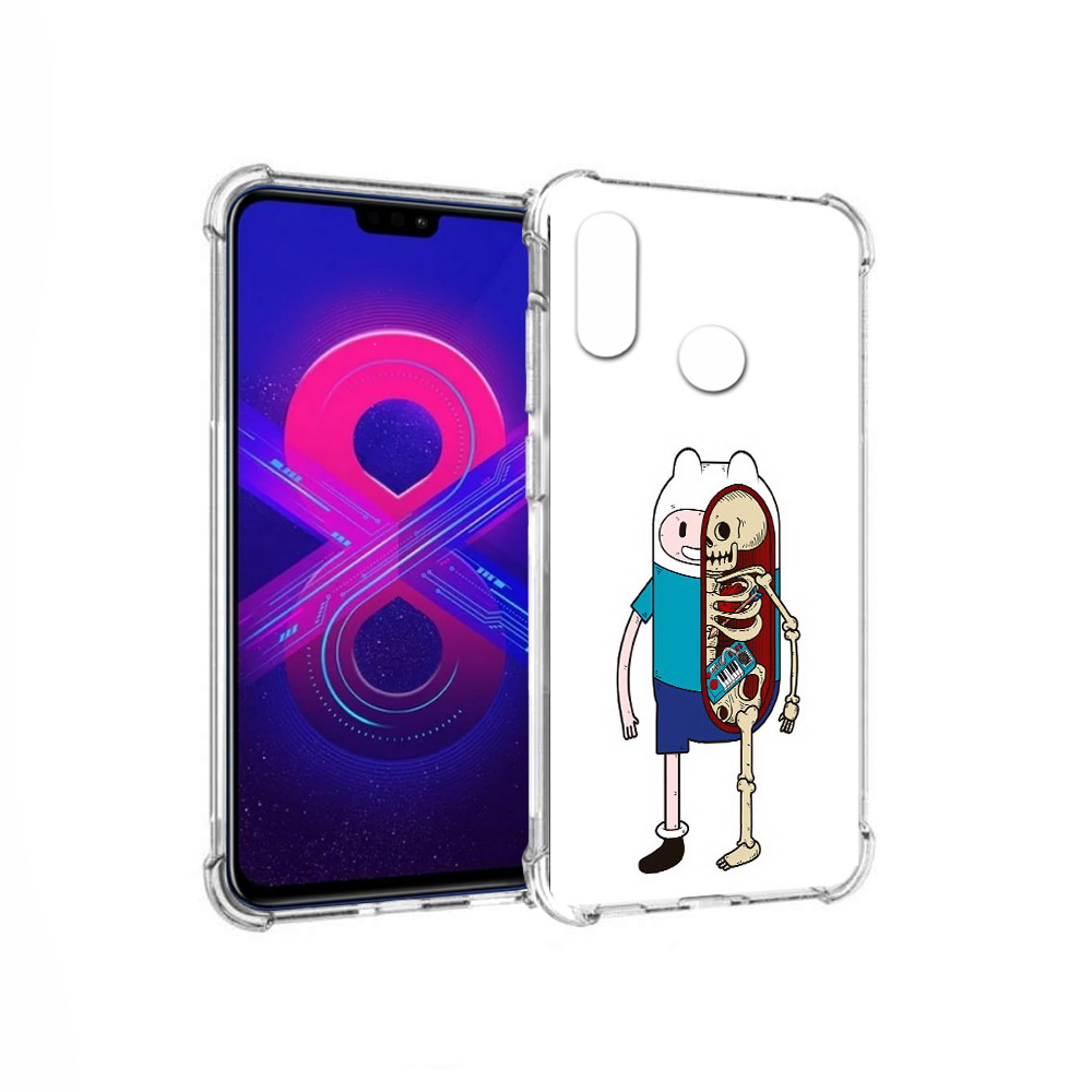 

Чехол MyPads Tocco для Honor 8X Max Финн скелет (PT118941.31.187), Прозрачный, Tocco