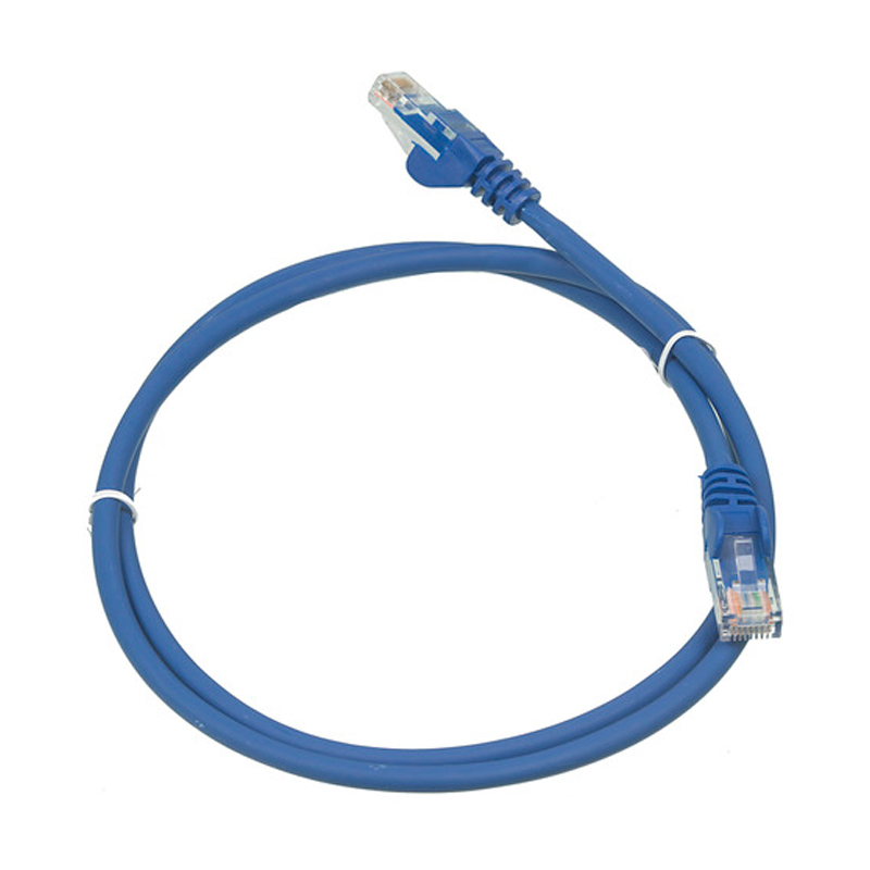 

Патч-корд Lanmaster RJ45 - RJ45 вилка-вилка 1м (LAN-PC45/U5E-1.0-BL) синий
