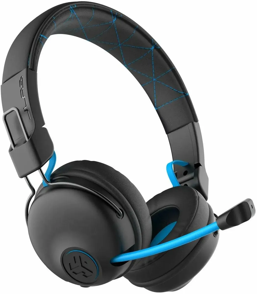 

Наушники JLAB Play Gaming Wireless Headset On Ear черный (IEUGHBPLAYRBLKBLU4), Play Gaming Wireless Headset On Ear