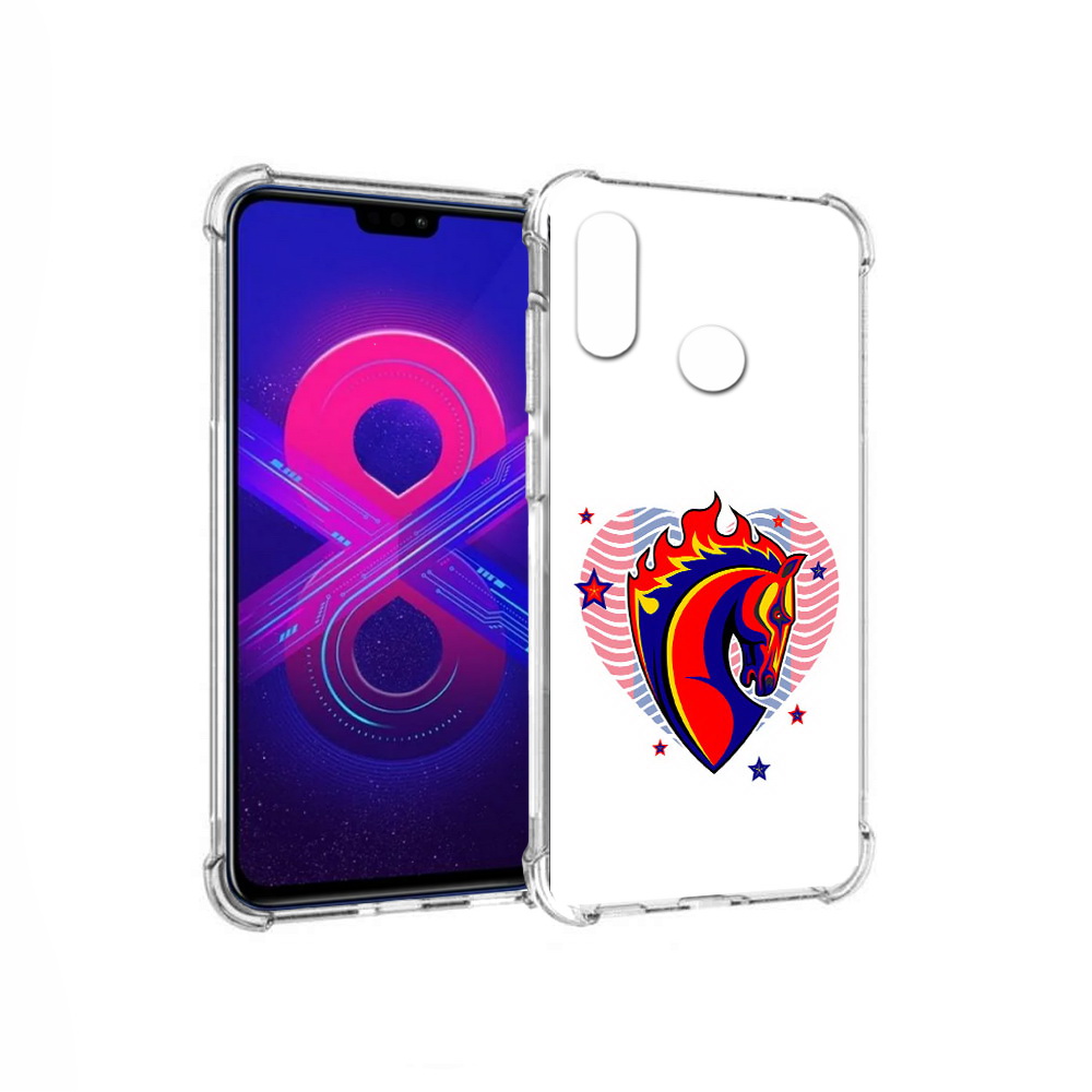 

Чехол MyPads Tocco для Honor 8X Max ФК ЦСЛ Лошадь (PT118941.31.180), Прозрачный, Tocco