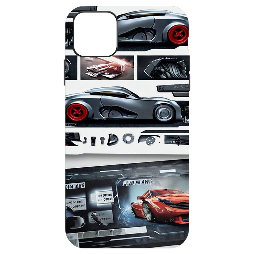 

Чехол-накладка Софт Гаражный постер для iPhone 11 Pro Max, Черный