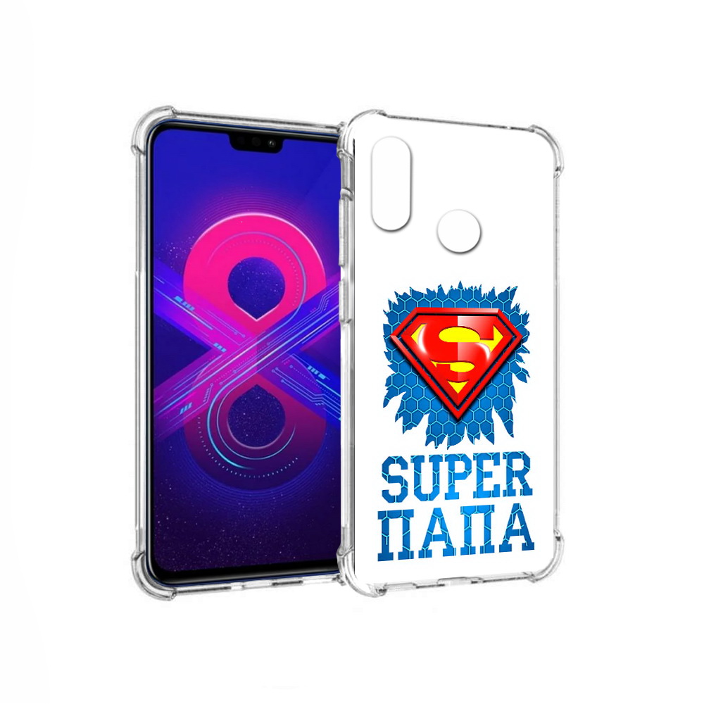

Чехол MyPads Tocco для Honor 8X Max Супер Папа (PT118941.31.165), Прозрачный, Tocco
