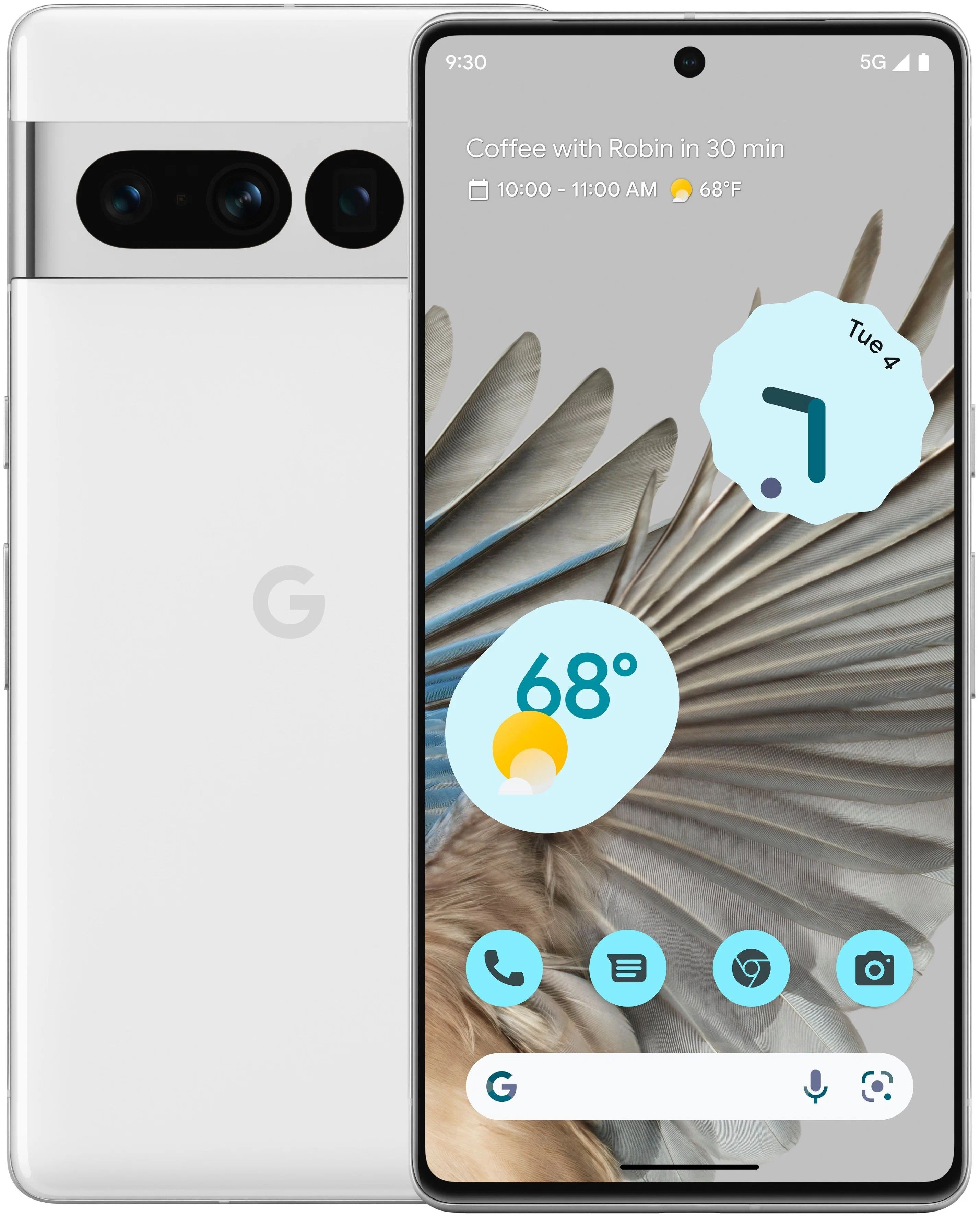 Смартфон Google Pixel 7 Pro 12/512GB снежно-белый (GA03460)