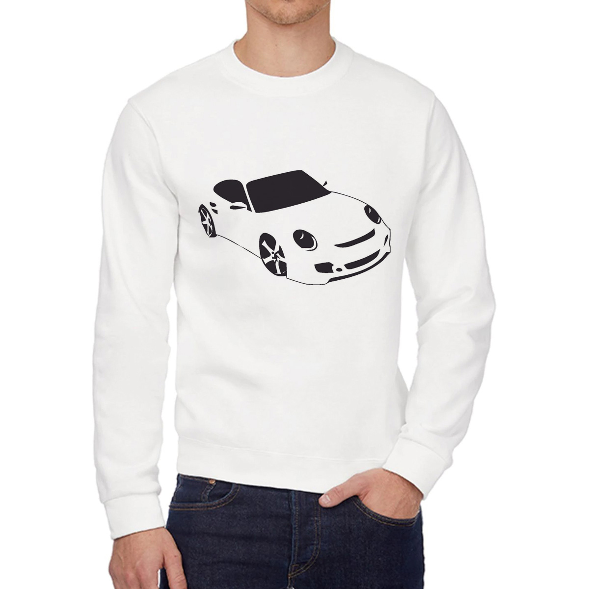 

Свитшот унисекс CoolPodarok W0113187 белый 54 RU, W0113187