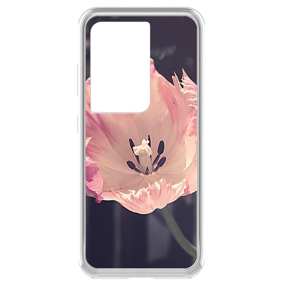 

Чехол-накладка Krutoff Clear Case Тюльпан для Samsung Galaxy S21 Ultra (G998)