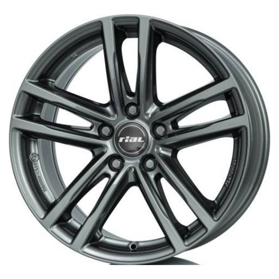 фото Колесный диск rial x10 7,0/r16 5*120 et40 d72,6 metal grey x10-70640w37-9