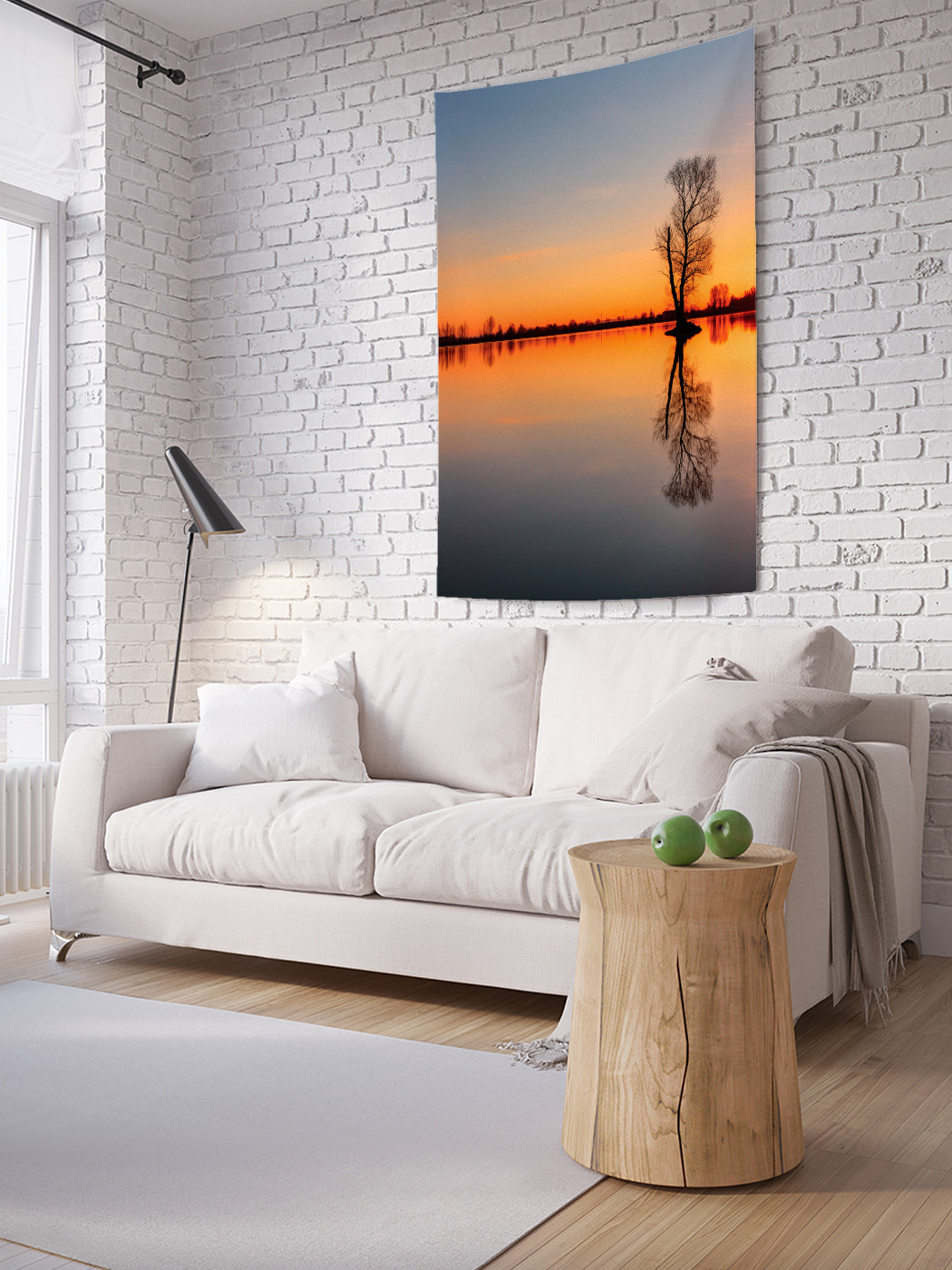 

Вертикальное фотопанно на стену JoyArty Озерный пейзаж 150x200 см, Озерный пейзаж