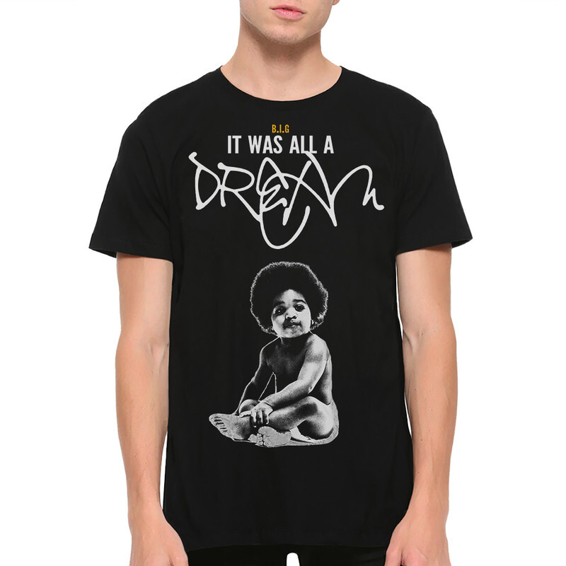 

Футболка мужская Dream Shirts The Notorious B.I.G. - Dream 9899017222 черная 3XL, The Notorious B.I.G. - Dream 9899017222