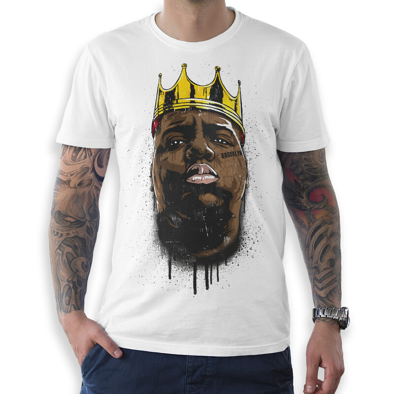 фото Футболка мужская dream shirts the notorious b.i.g. граффити 9899016222 белая s