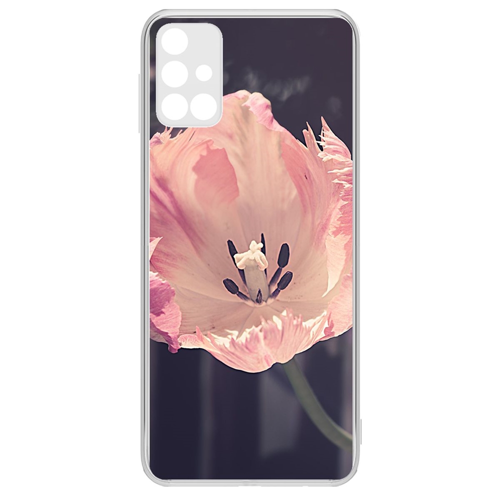 

Чехол-накладка Krutoff Clear Case Тюльпан для Samsung Galaxy M31s (M317)