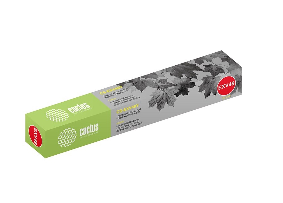 

Картридж CACTUS CS-EXV49Y, желтый / CS-EXV49Y