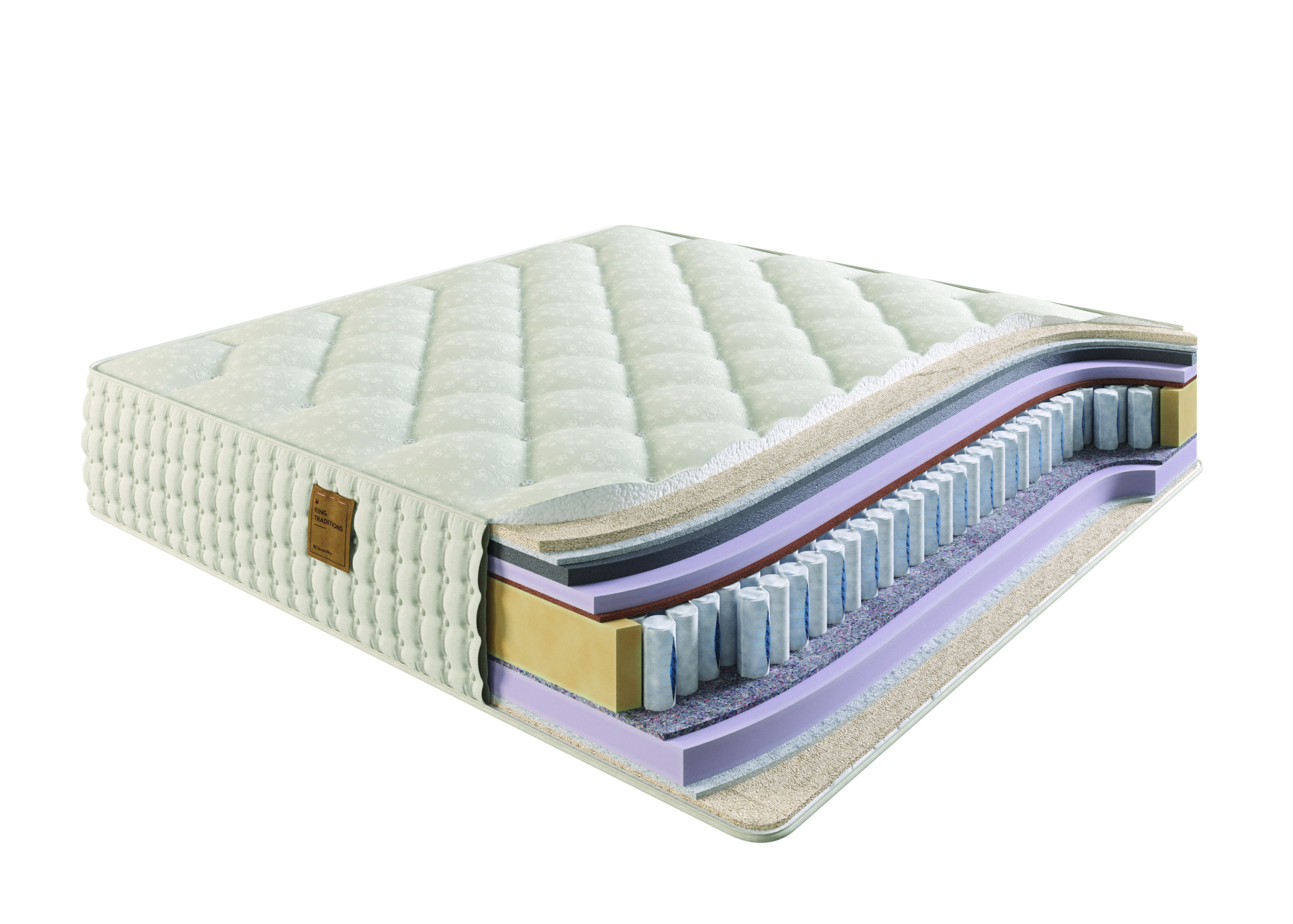 

Матрас Dreamline King Traditions Coal DS 150х195, Белый, King Traditions Coal DS