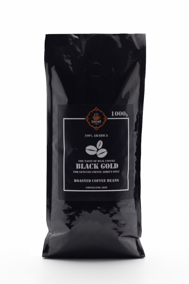 

Кофе в зернах Black Gold 1000г, Black Gold 1 кг