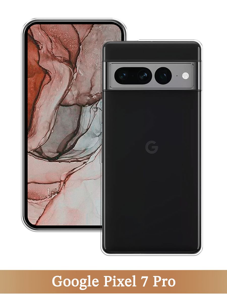 

Чехол на Google Pixel 7 Pro прозрачный, 271350-1