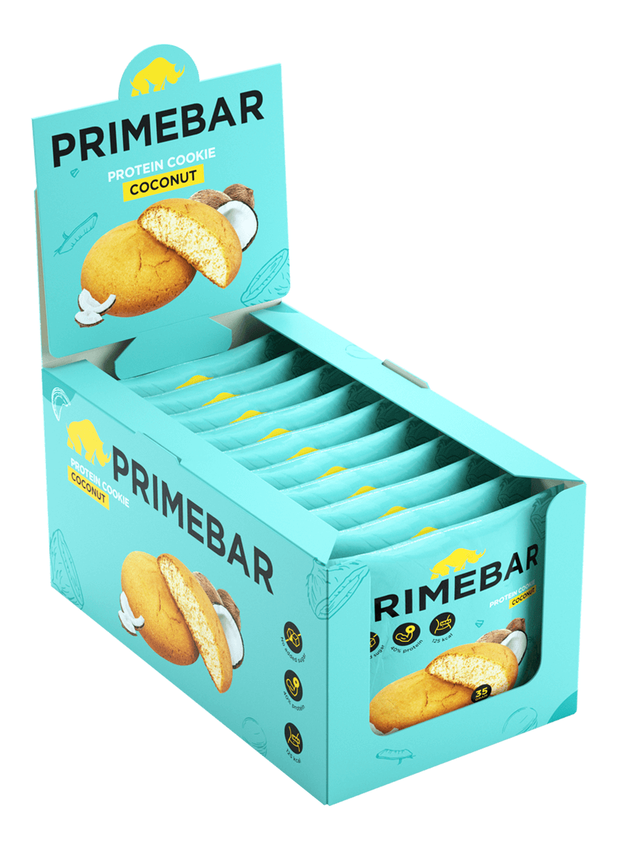 фото Печенье primebar кокос (10 шт*35 гр) prime kraft