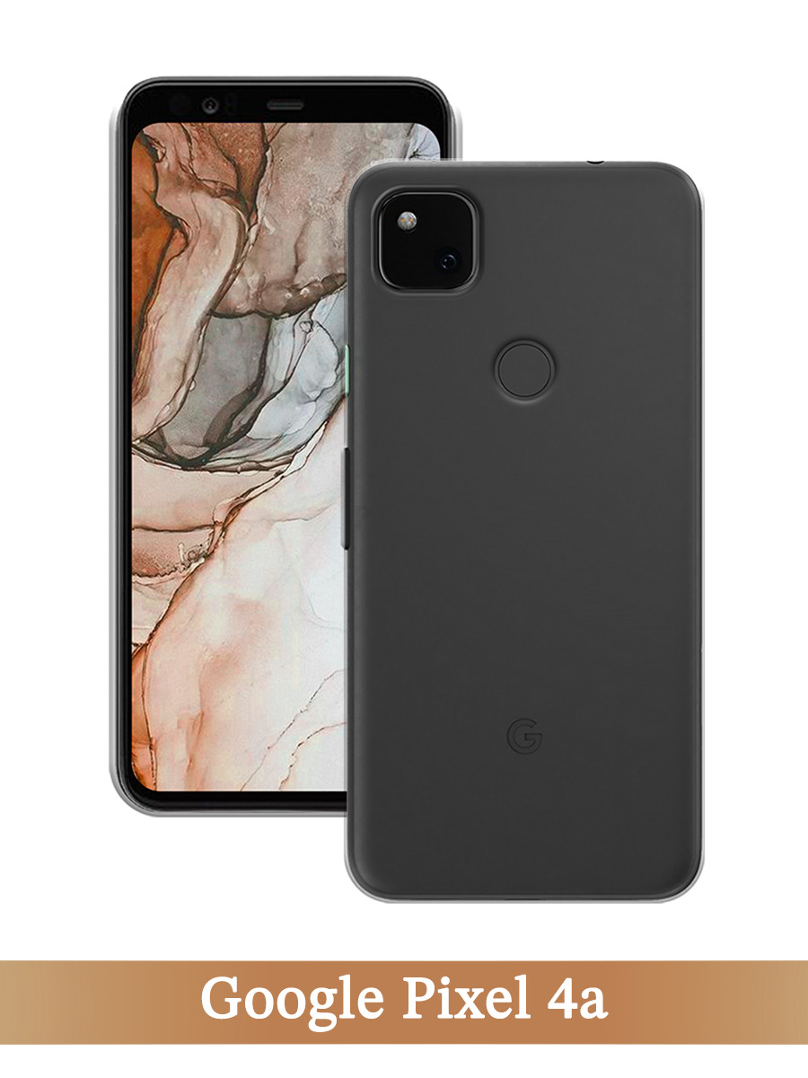 

Чехол на Google Pixel 4a прозрачный, 270650-1