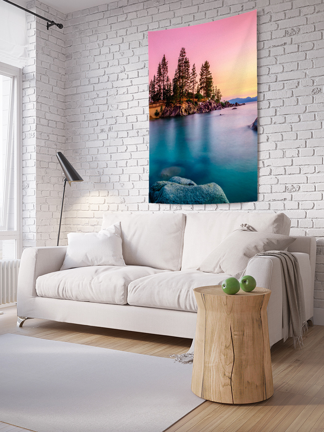 

Вертикальное фотопанно на стену JoyArty Лесные берега 150x200 см, Лесные берега