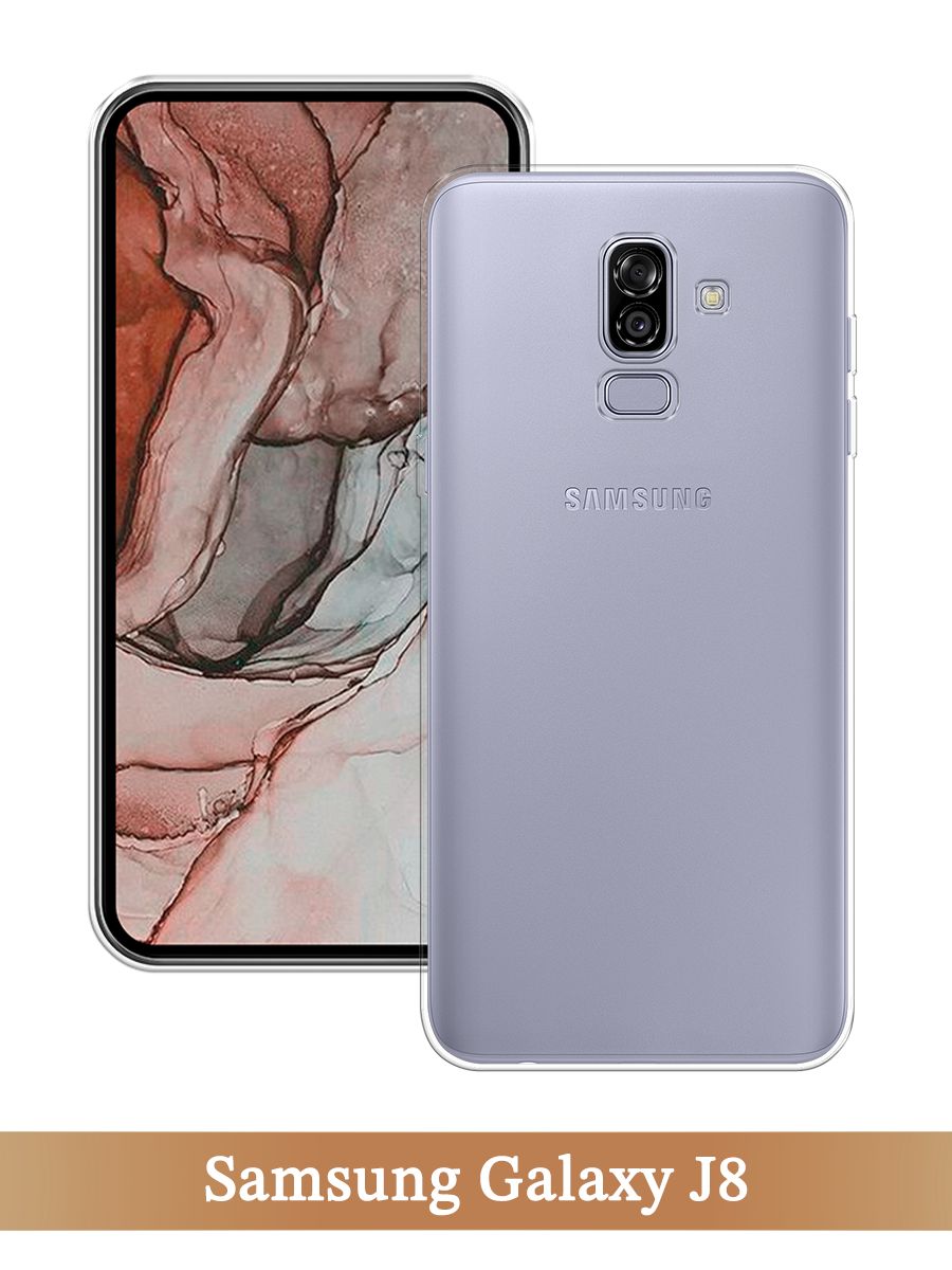 

Чехол на Samsung Galaxy J8 прозрачный, 26550-1