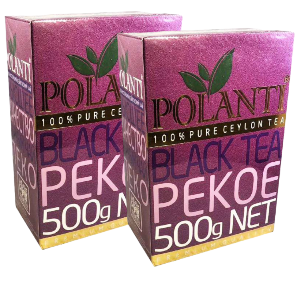 Чай черный весовой Polanti Pekoe, 2 шт по 500 г