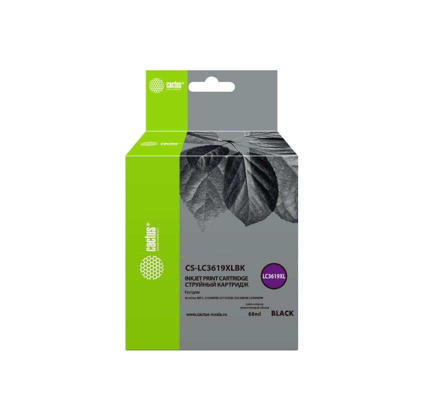 Картридж CACTUS CS-LC3619XLBK, черный / CS-LC3619XLBK