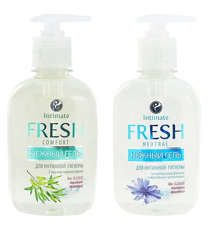 Набор Гелей для интимной гигиены Intimate Fresh Comfort Intimate Fresh Neutral по 300 мл