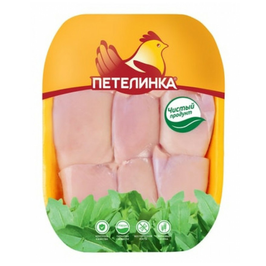 

Бедро куриное филе Петелинка без кожи охлажденное +-1 кг