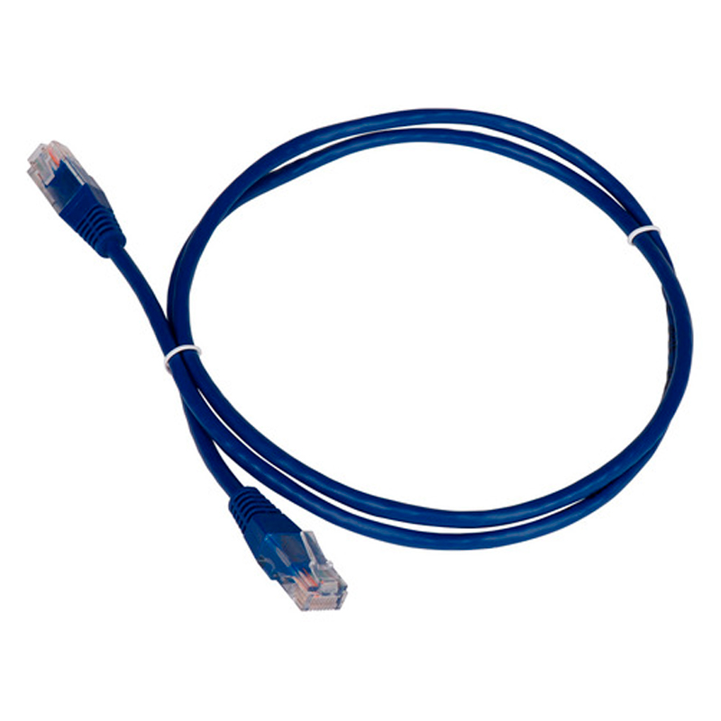 

Патч-корд Lanmaster RJ45 - RJ45 вилка-вилка 2м (TWT-45-45-2.0-BL) синий