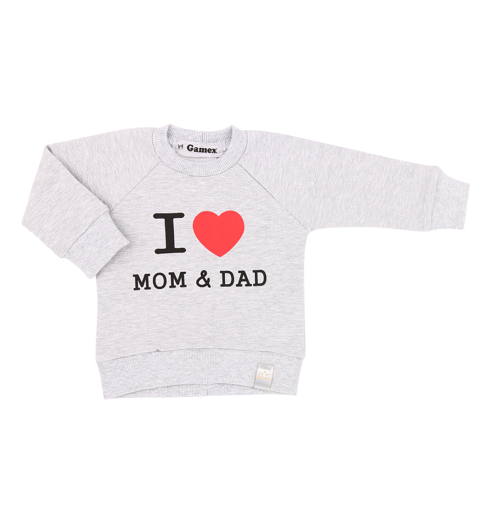 

Джемпер Gamex Mom&dad серый р.68, GL000811085