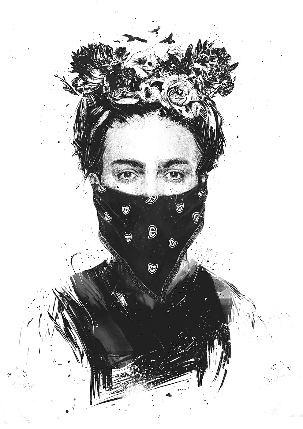 

Большой постер на стену Rebel girl 50х70 см без рамы, BSREBELGIRL