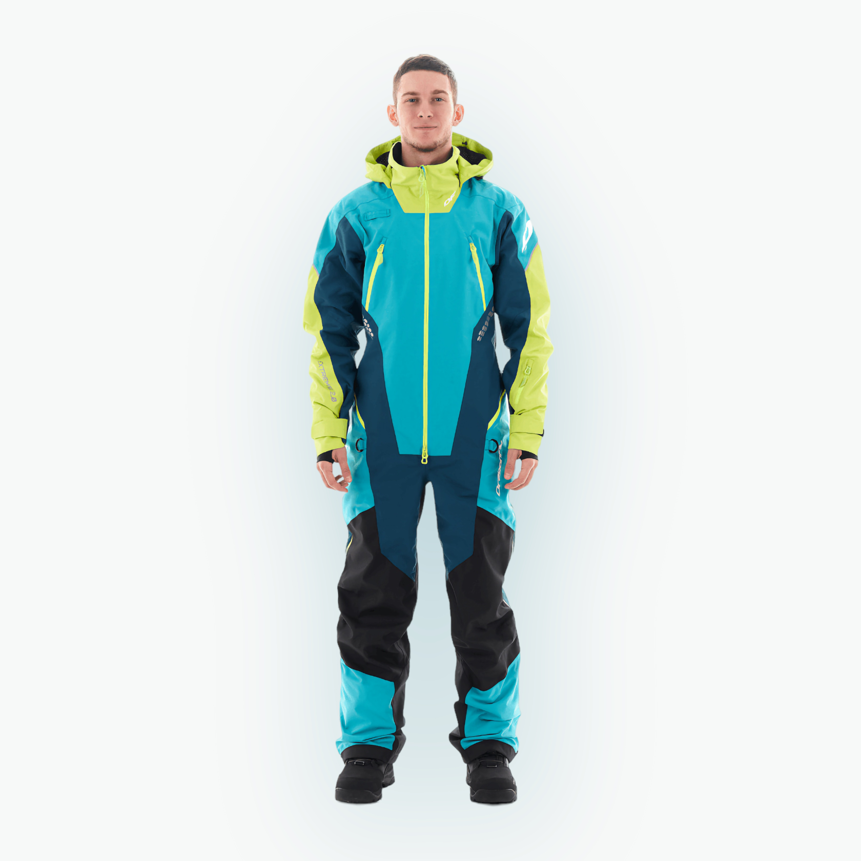 Комбинезон мужской Dragonfly Extreme 2.0 MAN Baltic - Yellow Green 2023, размер M