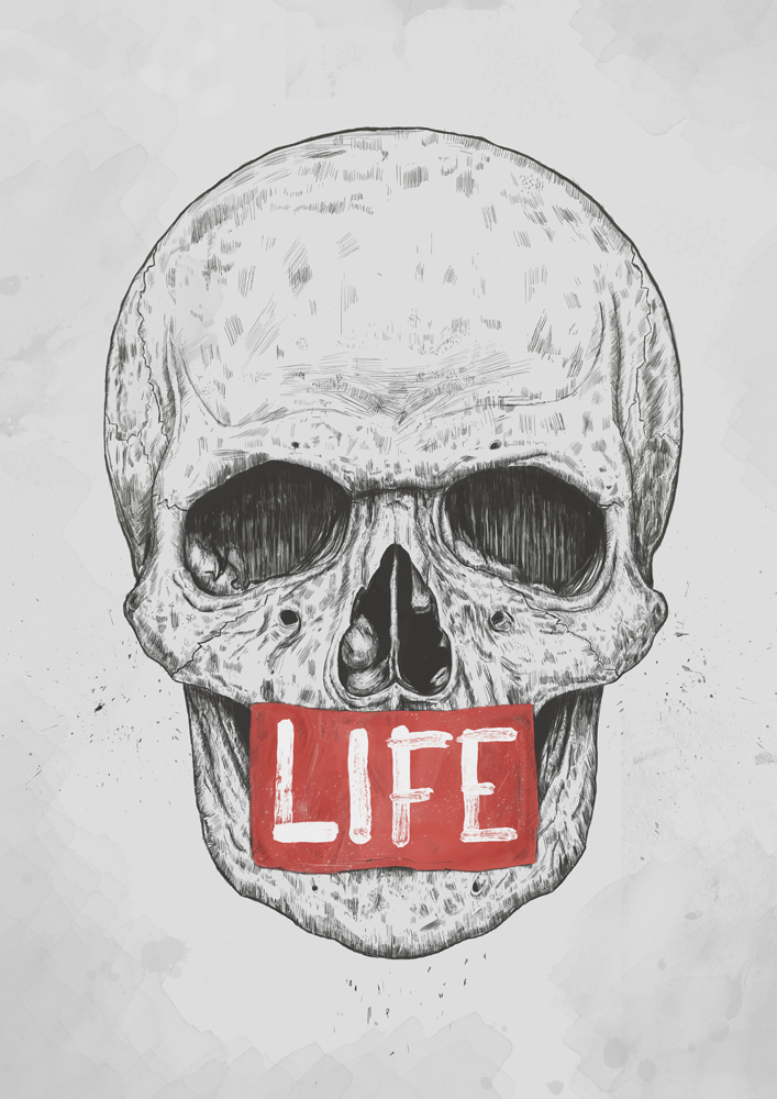 

Большой постер на стену LIFE 50х70 см без рамы, BSLIFE