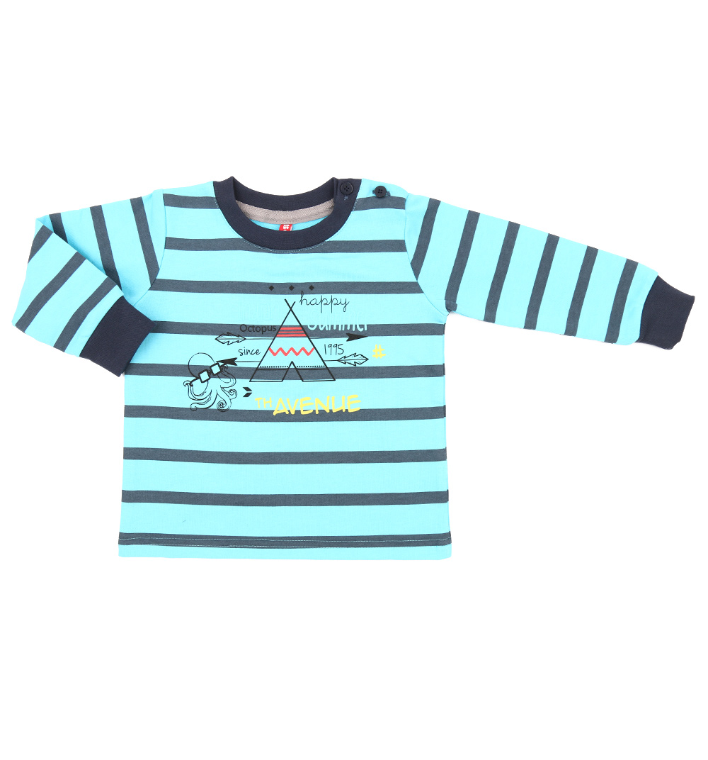 

Джемпер Kiki Kids Осьминожек бирюзовый р.92, GL000691475