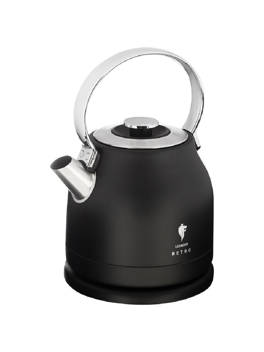Чайник электрический Leonord LE- 1904 RETRO 1.5 л черный чайник электрический qcooker retro electric kettle 1 7 л зеленый