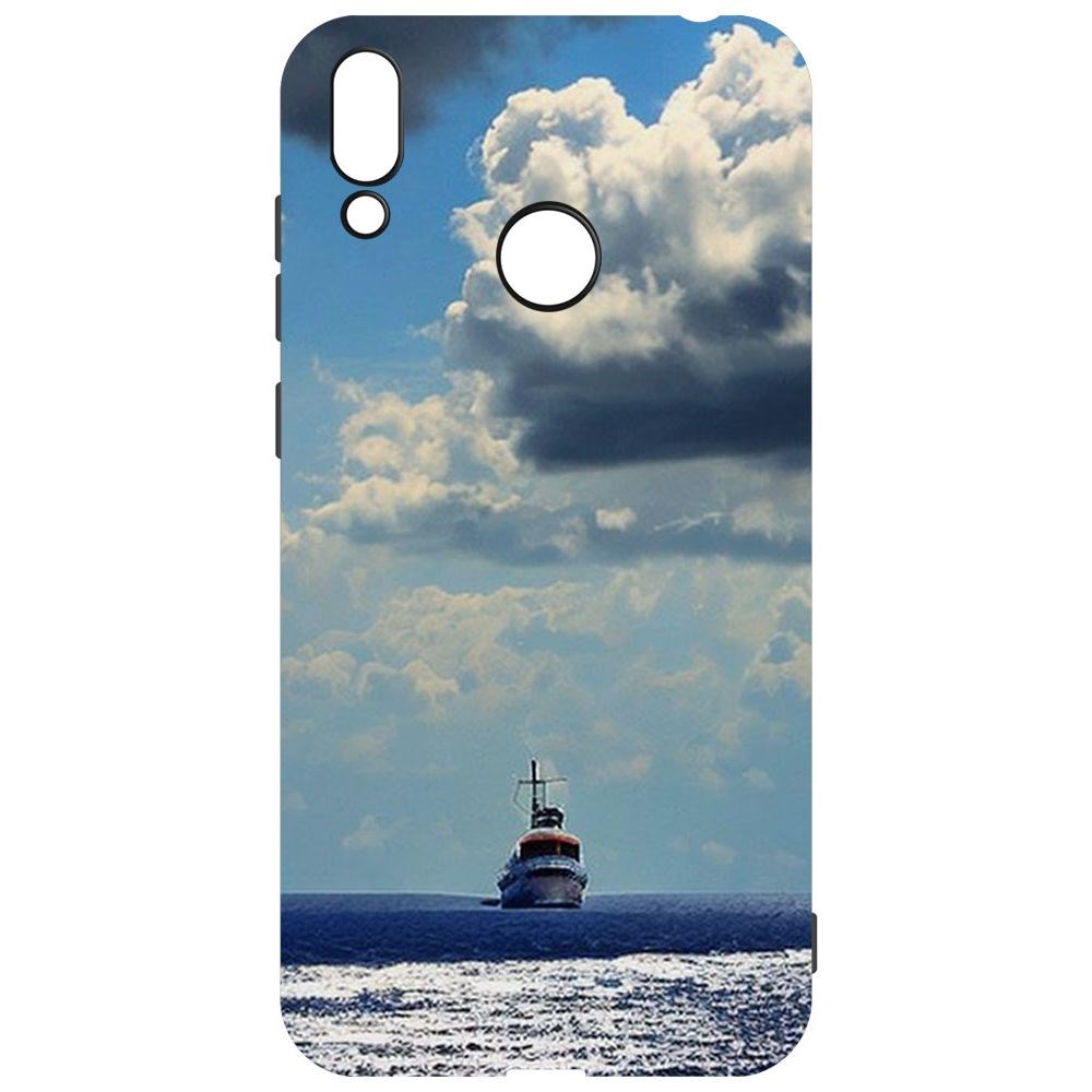 

Чехол-накладка Софт Море для Huawei Y7 (2019), Черный