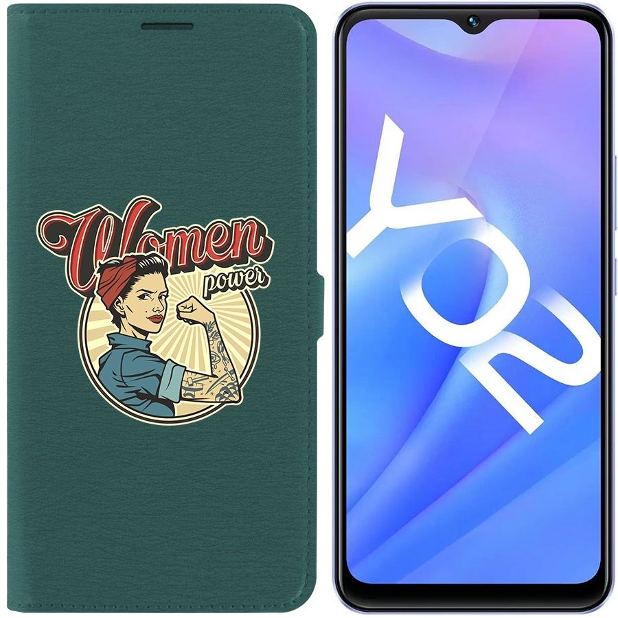 

Чехол-книжка Eco Book для Vivo Y02 Women Power
