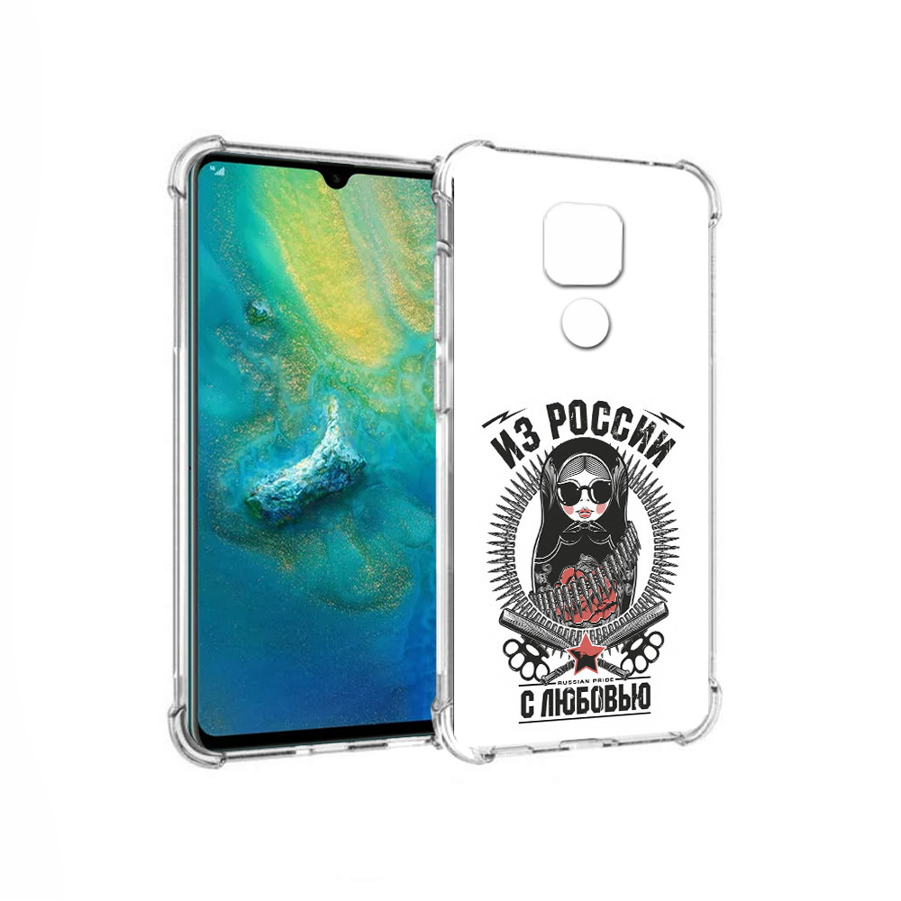 

Чехол MyPads Tocco для Huawei Mate 20x Из России с любовью (PT124578.30.91), Прозрачный, Tocco