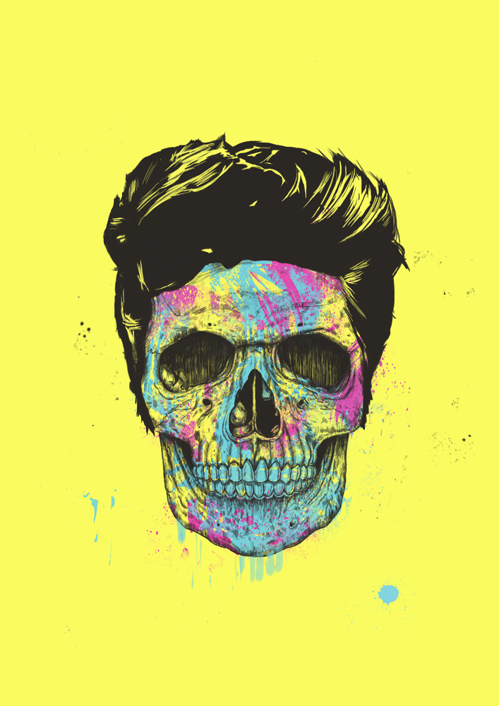 

Большой постер на стену Color Your Death 50х70 см без рамы, BSCOLOR