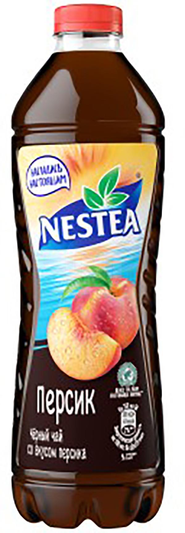 фото Холодный чай черный nestea персик 1.5 л