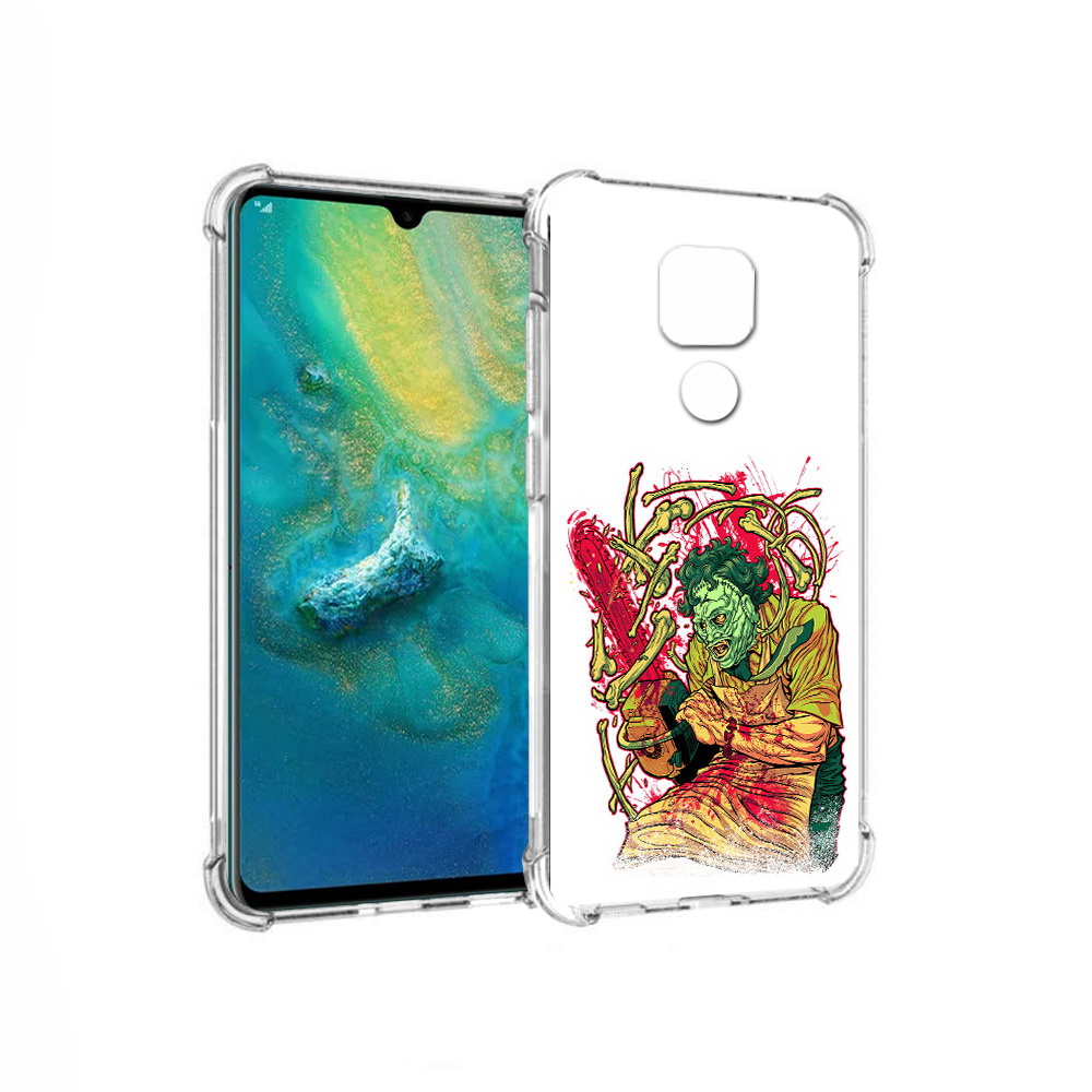 

Чехол MyPads Tocco для Huawei Mate 20x яркий мясник (PT124578.30.711), Прозрачный, Tocco