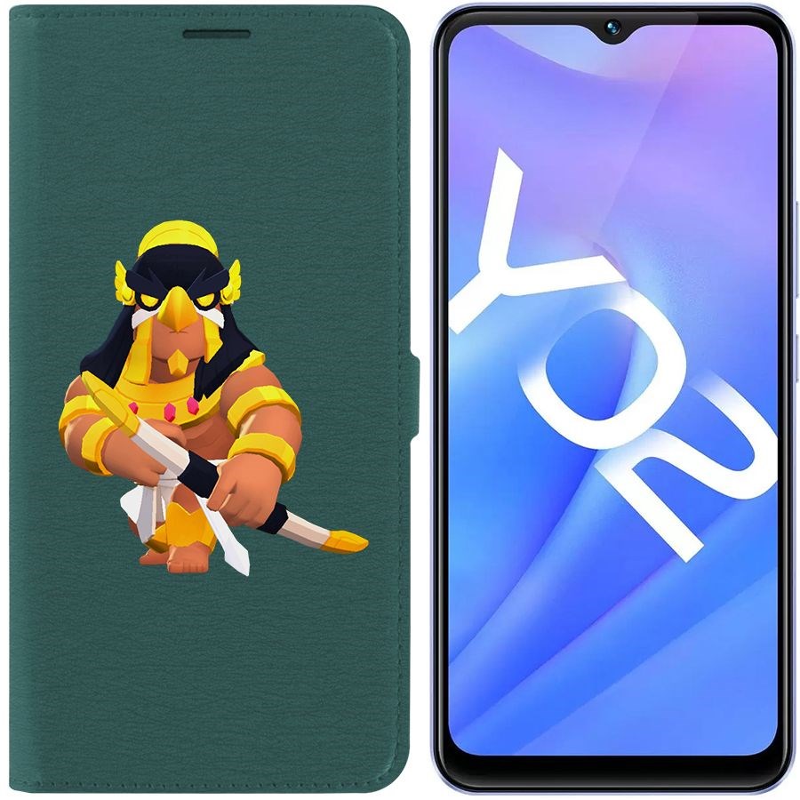 

Чехол-книжка Eco Book для Vivo Y02 Brawl Stars-Бо Хорус